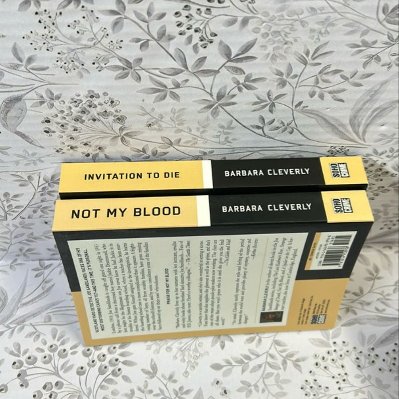 Invitation to Die & Not My Blood Paperback Bundle