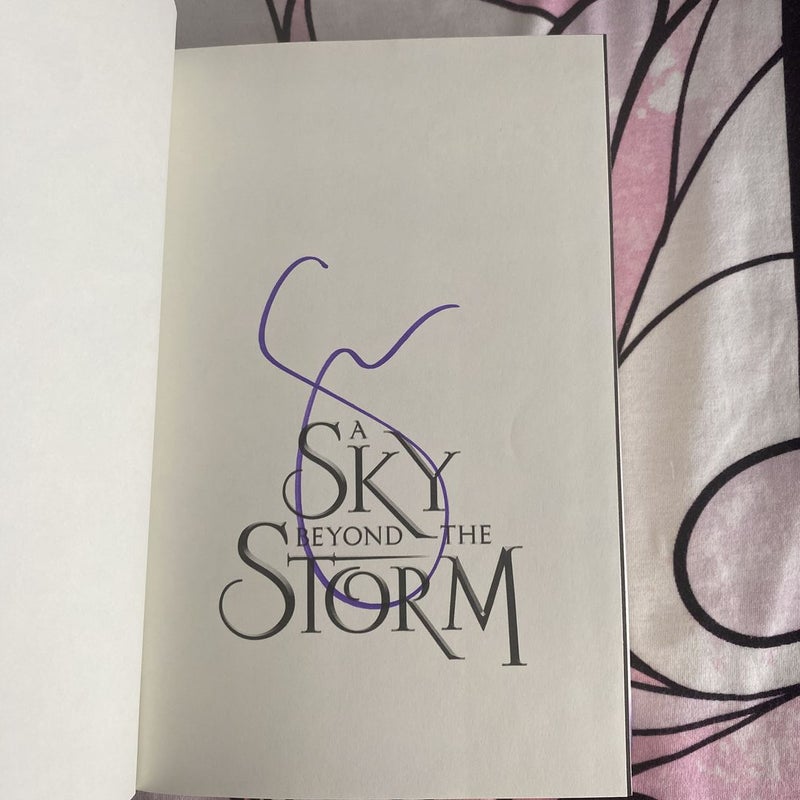 SIGNED: A Sky Beyond the Storm