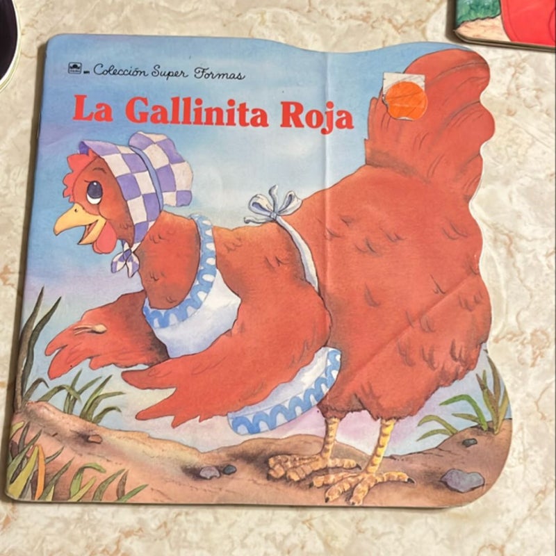 Bundle of Spanish language children’s Golden shape books