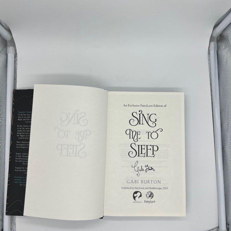 Sing Me to Sleep - Signed Fairyloot Exclusive