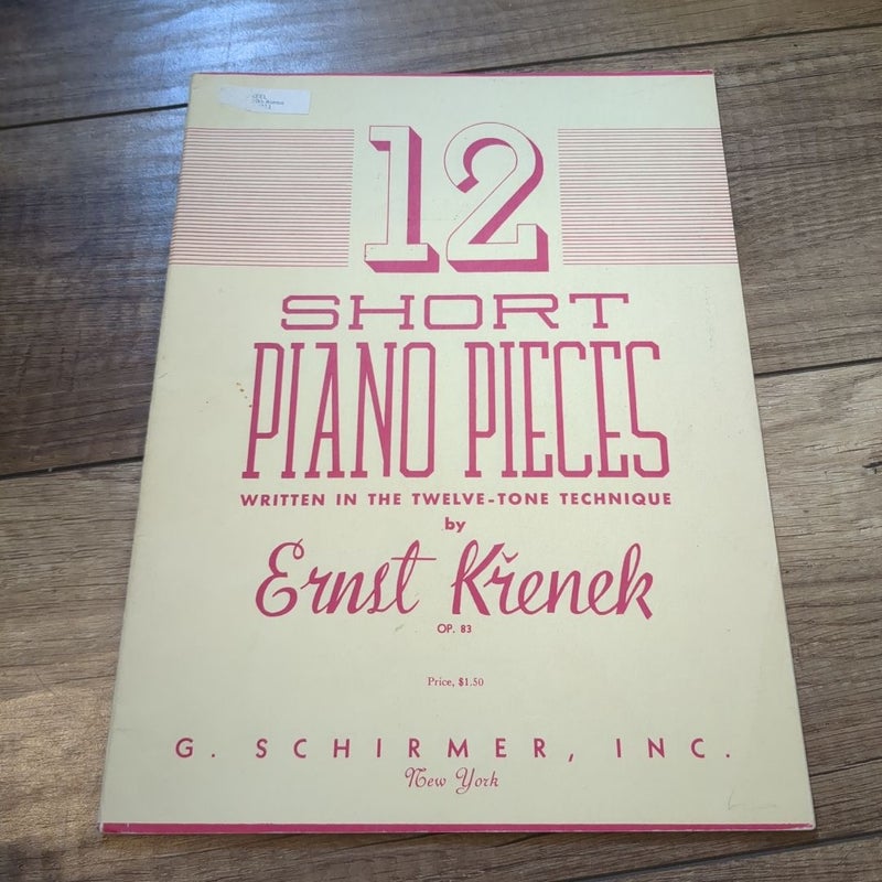 6 Vintage Piano Music Books!