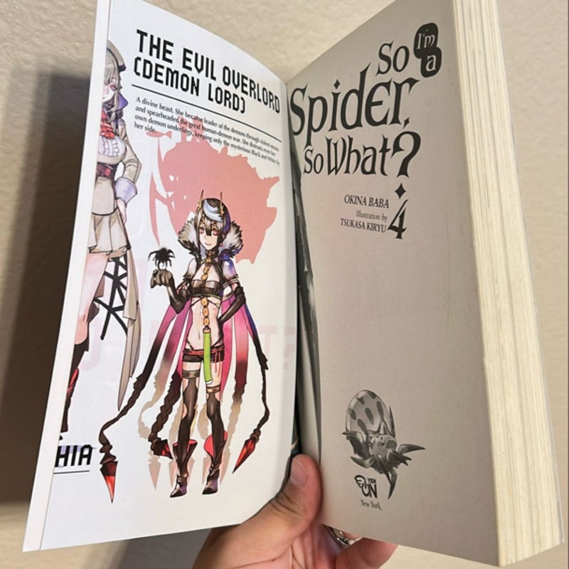 So I'm a Spider, So What?, Vol. 4 (light Novel)