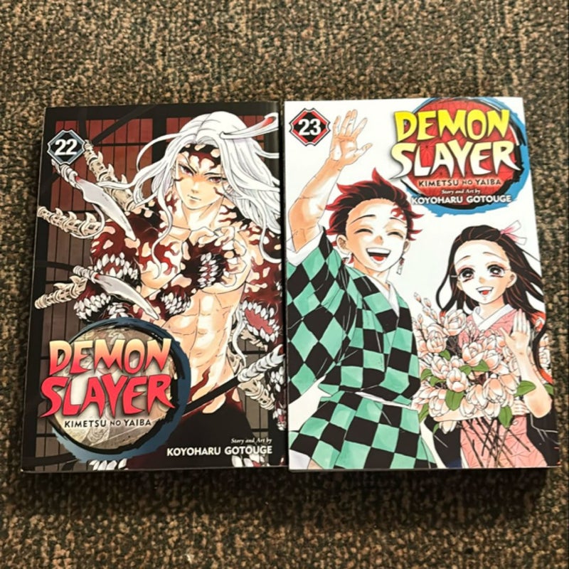 Demon Slayer: Kimetsu No Yaiba, Vol. 22 and 23