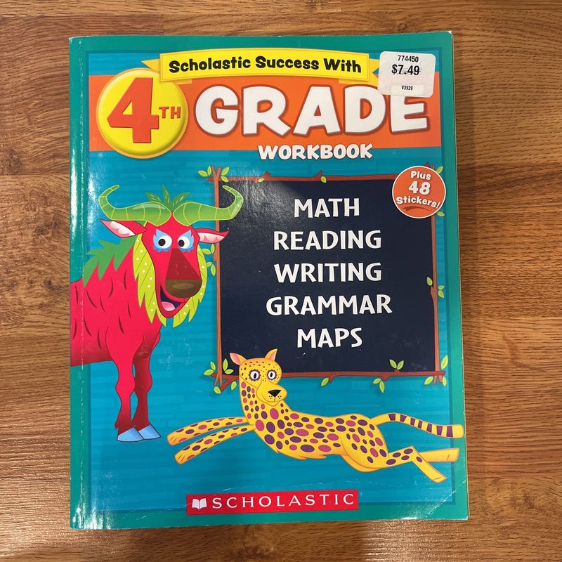 Scholastic Success with 4th Grade workbook