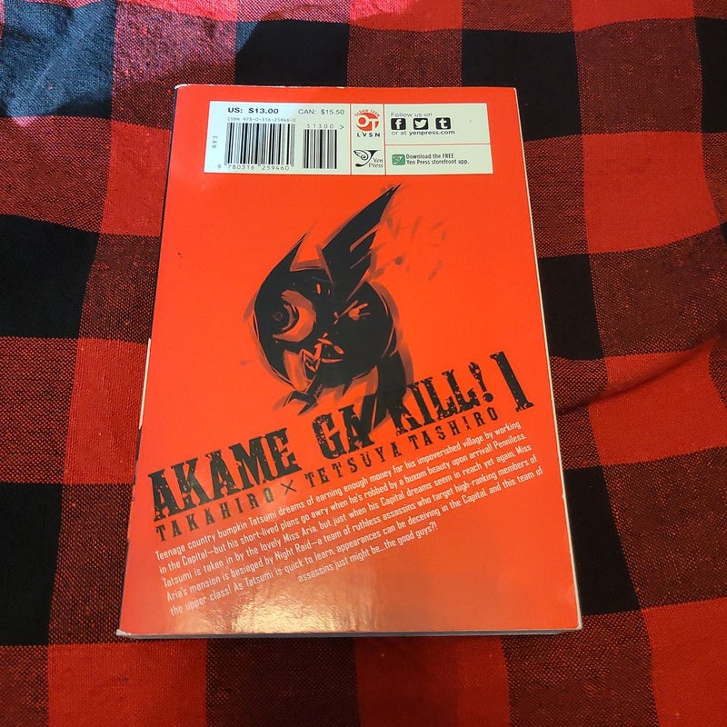 Akame Ga KILL!, Vol. 1 by Takahiro; Tetsuya Tashiro, Paperback