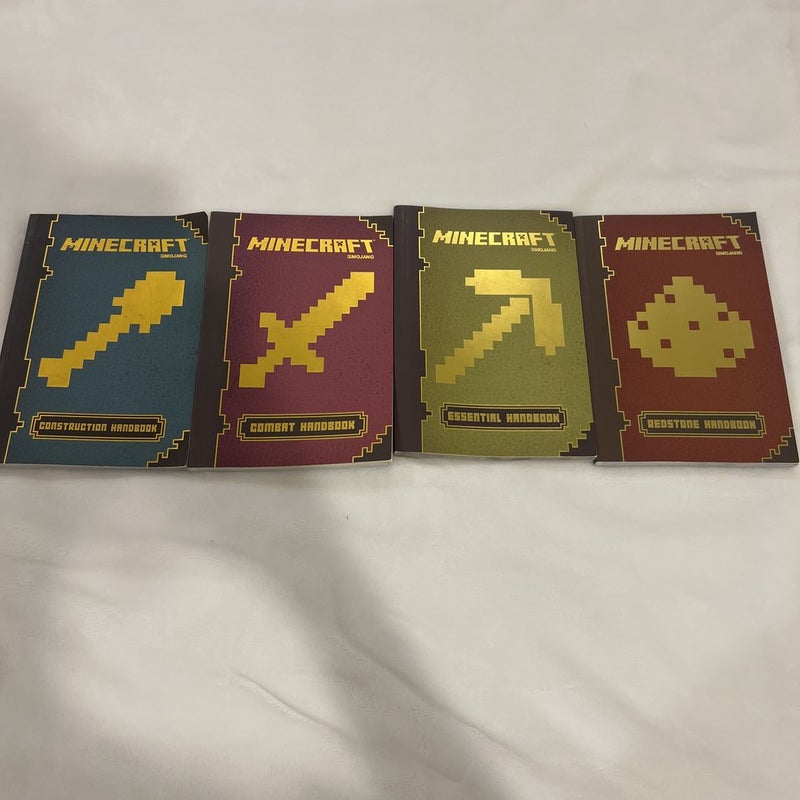 Set of four Minecraft Books