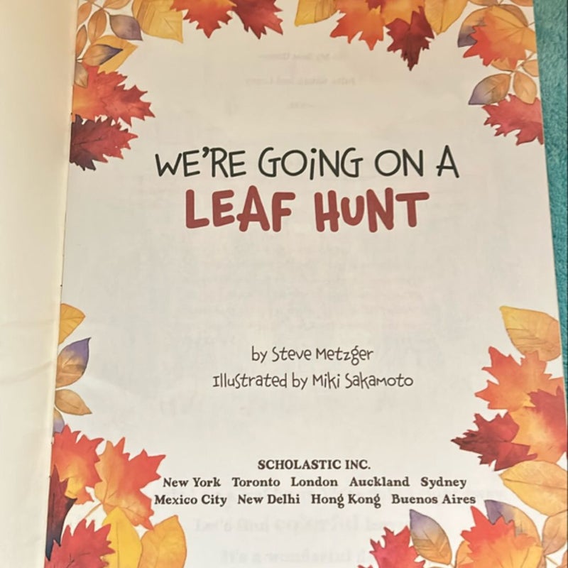 We're Going on a Leaf Hunt