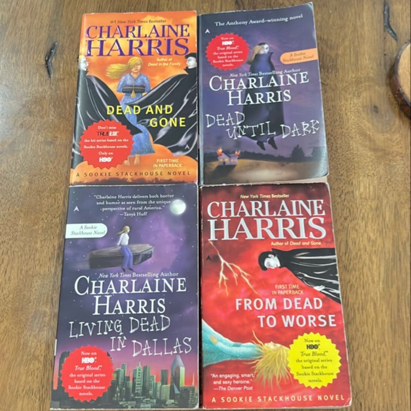 Charlaine Harris book bundle- 4 books