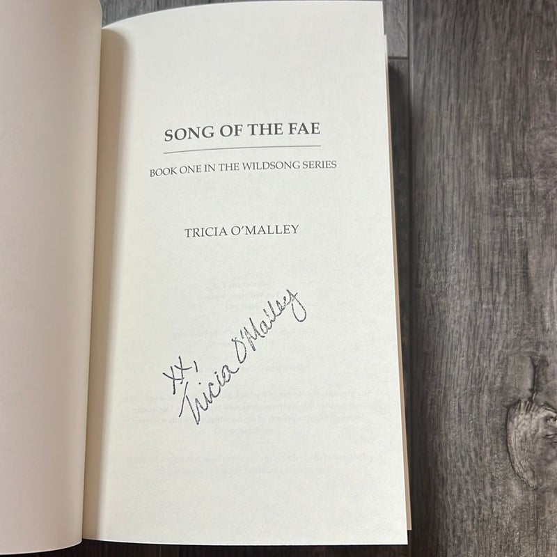 SIGNED Song of the Fae
