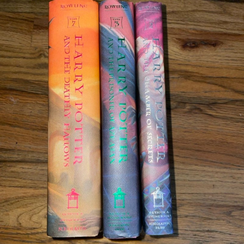 Harry Potter Books 2, 3, & 7