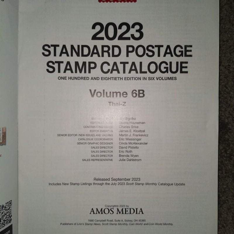 2023 Scott Standard Postage Stamp Catalogue 2024