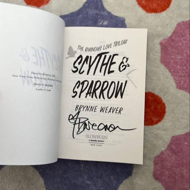 Scythe and Sparrow - SIGNED
