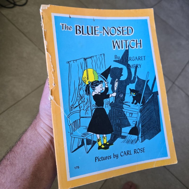 The Blue Nosed Witch paperback 1956 first printing cover has tear see photos 