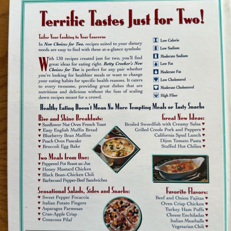 Betty Crocker's New Choices for Two