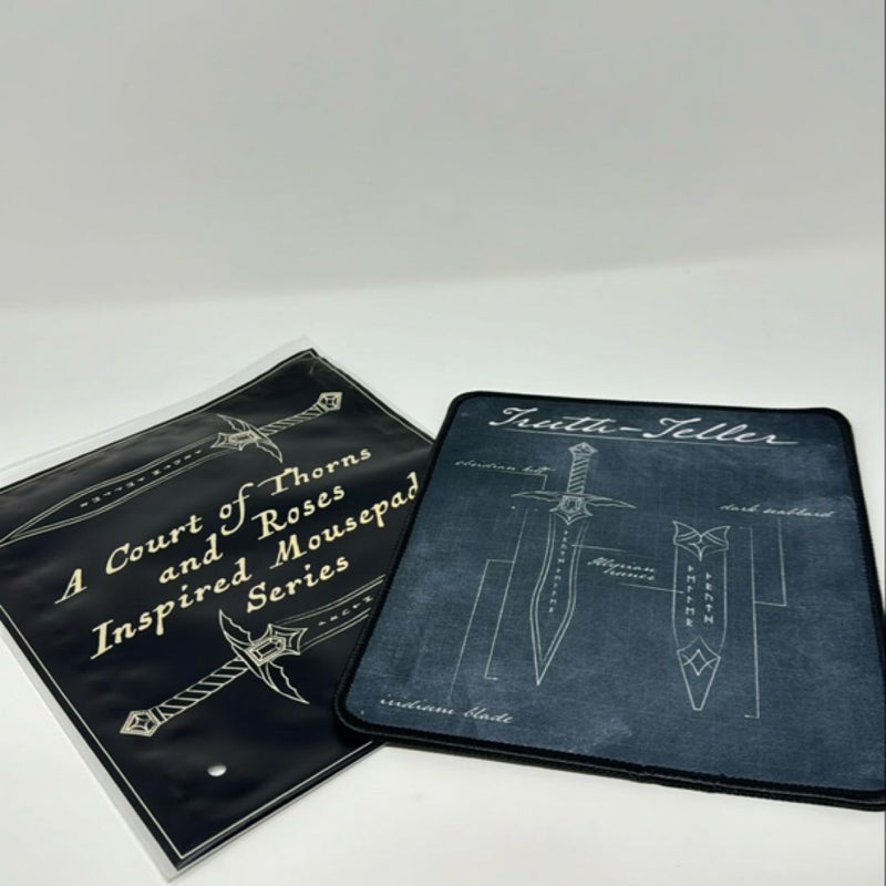 ✨ACOTAR Bundle! Mousepad, throw pillowcase, crown, bookends