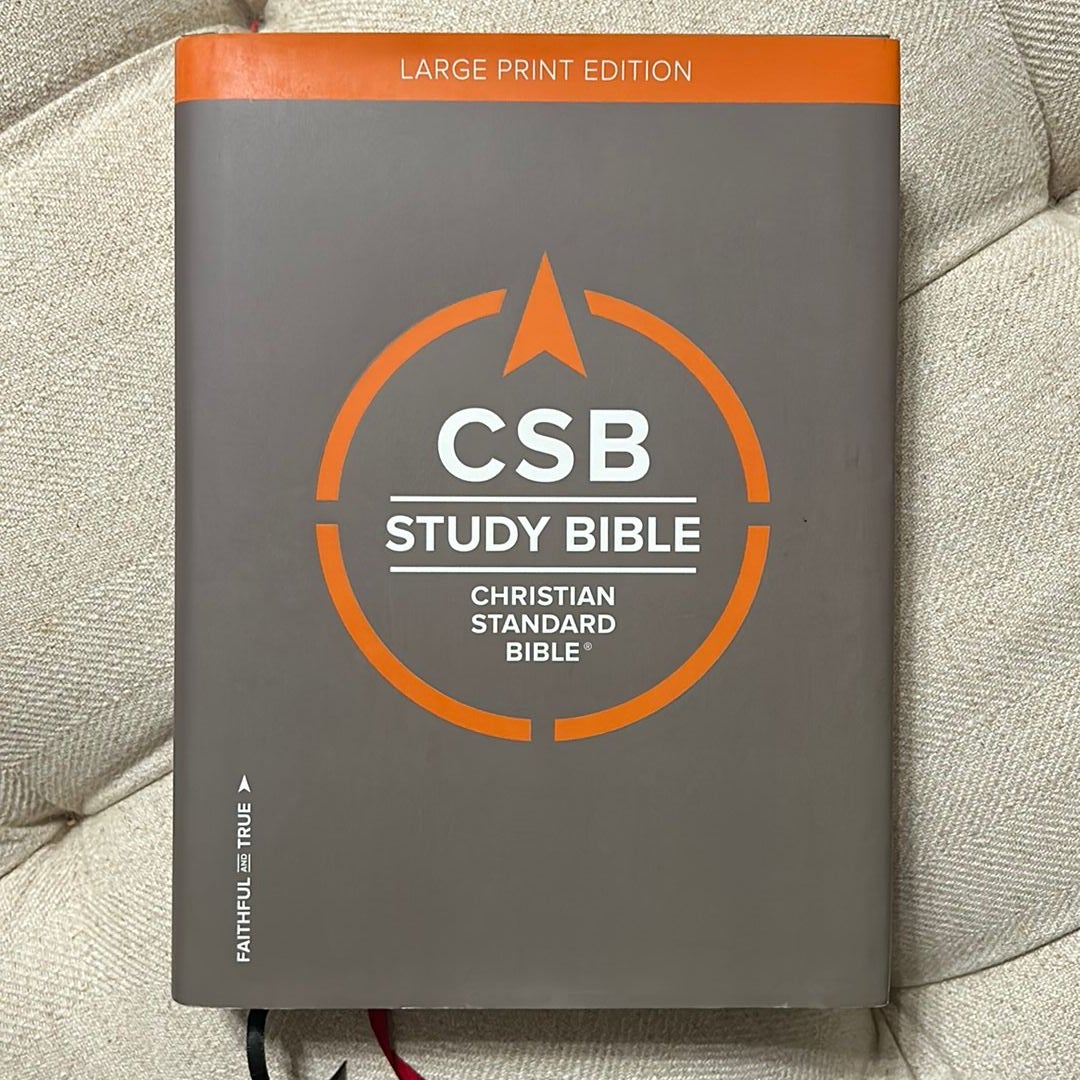 CSB Study Bible, Large Print Edition, Hardcover