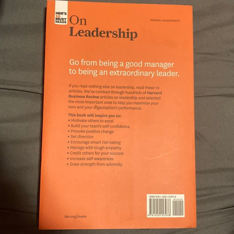 HBR's 10 Must Reads on Leadership (with Featured Article What Makes an Effective Executive, by Peter F. Drucker)