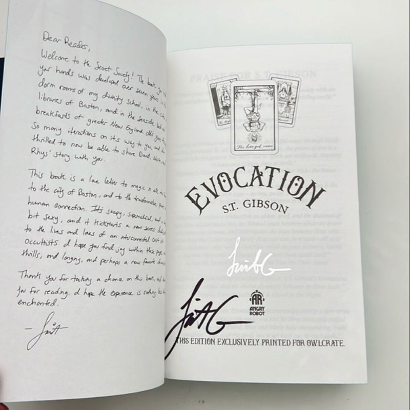 *Hand Signed* Evocation OwlCrate edition