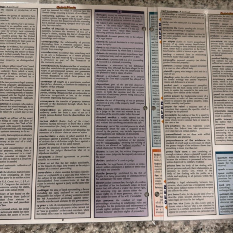 Legal Terminology