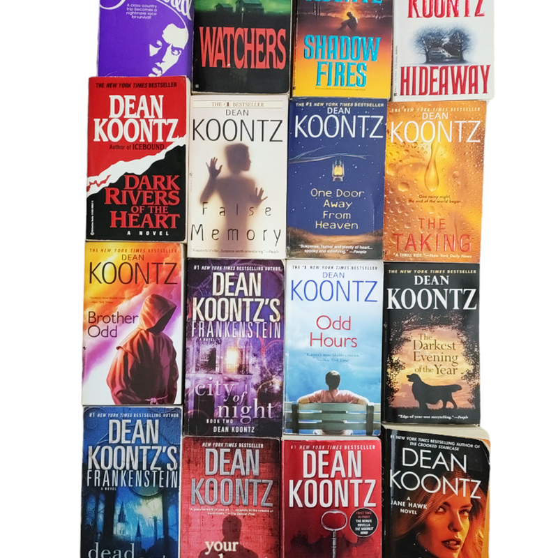 (16) Dean Koontz Softcover Books