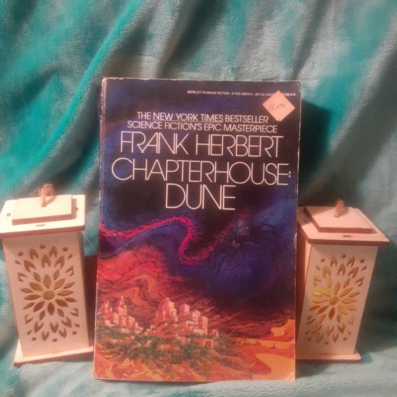 Chapterhouse Dune By Frank Herbert, 1986 Berkley Trade Paperback Book =)