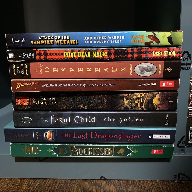 Juvenile Fantasy Adventure Variety Book Bundle of 8 Books