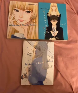 Welcome Back Alice manga volumes 1-3