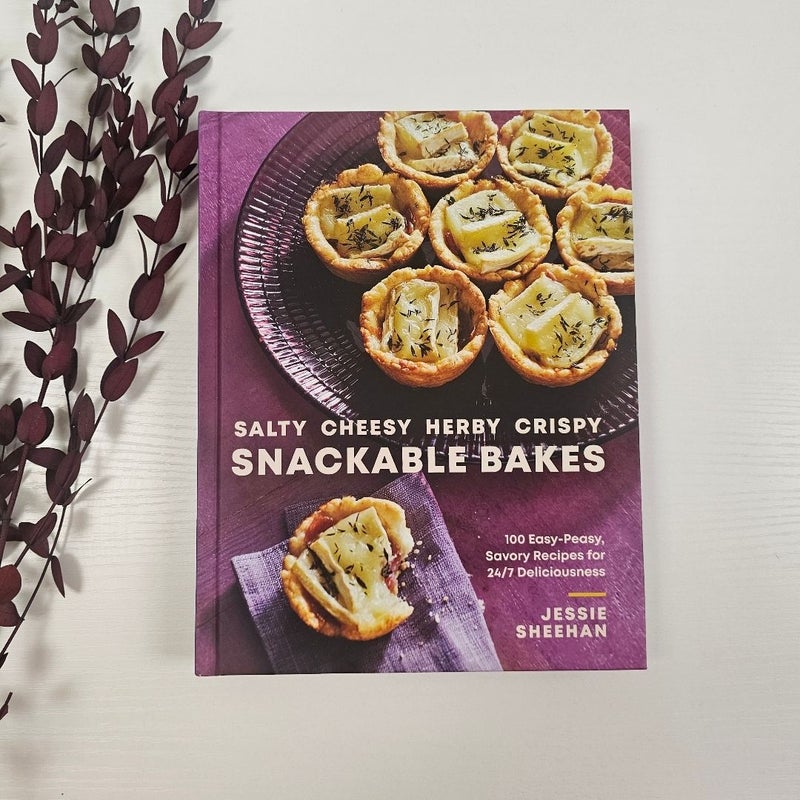 Salty, Cheesy, Herby, Crispy Snackable Bakes