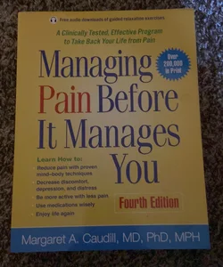 Managing Pain Before It Manages You