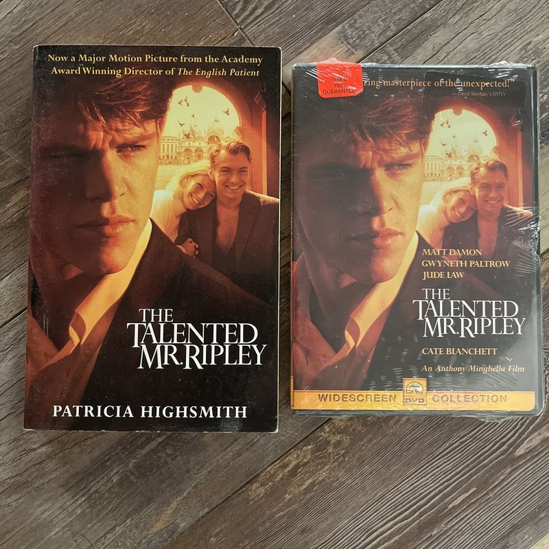 The Talented Mr Ripley Book & DVD by Patricia Highsmith, Paperback