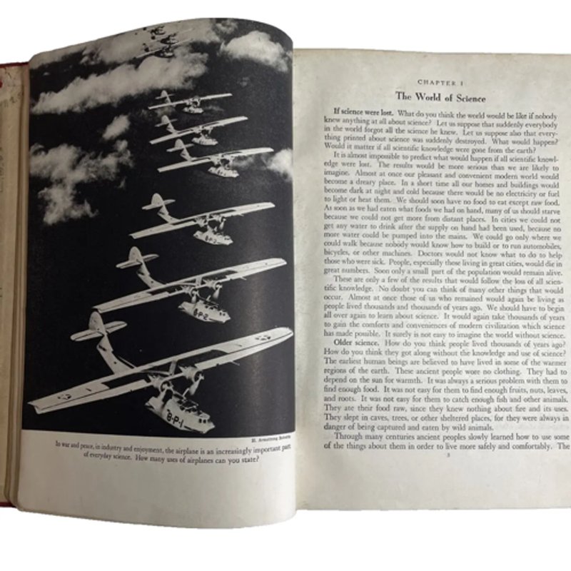 Everyday Science 1946 science textbook, Publisher Ginn and Company ...