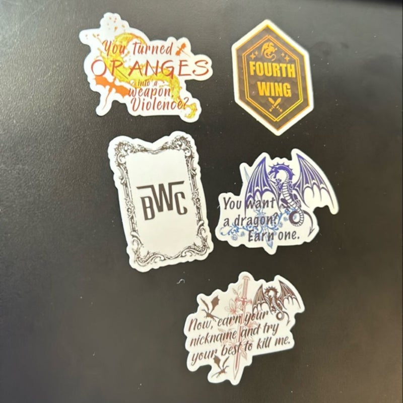 Fourth Wing Sticker Bundle