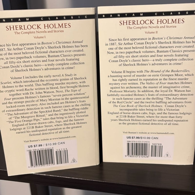 Sherlock Holmes: the Complete Novels, Volume I & II