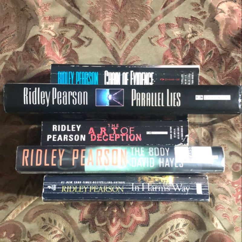 Ridley Pearson 5 book lot