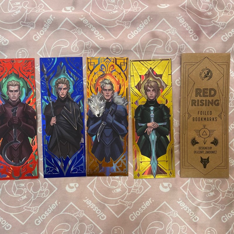 FAIRYLOOT EXCLUSIVE Red Rising Bookmarks