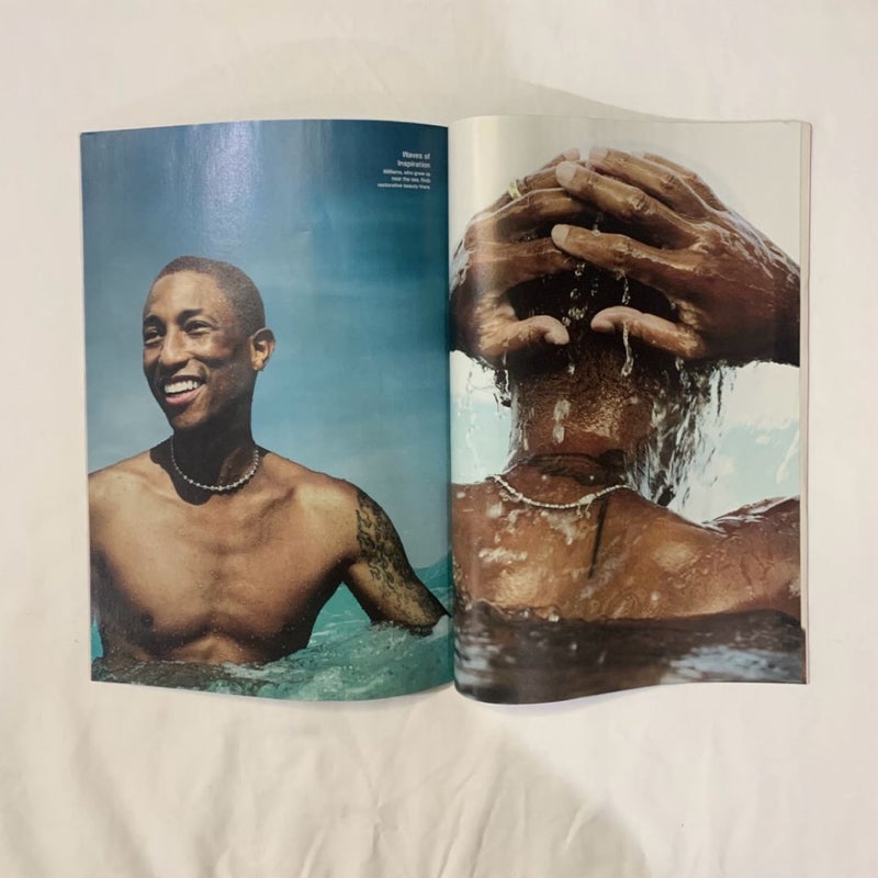 allure Pharrell “Dives into Skincare” Issue December 2020/January 2021 Magazine