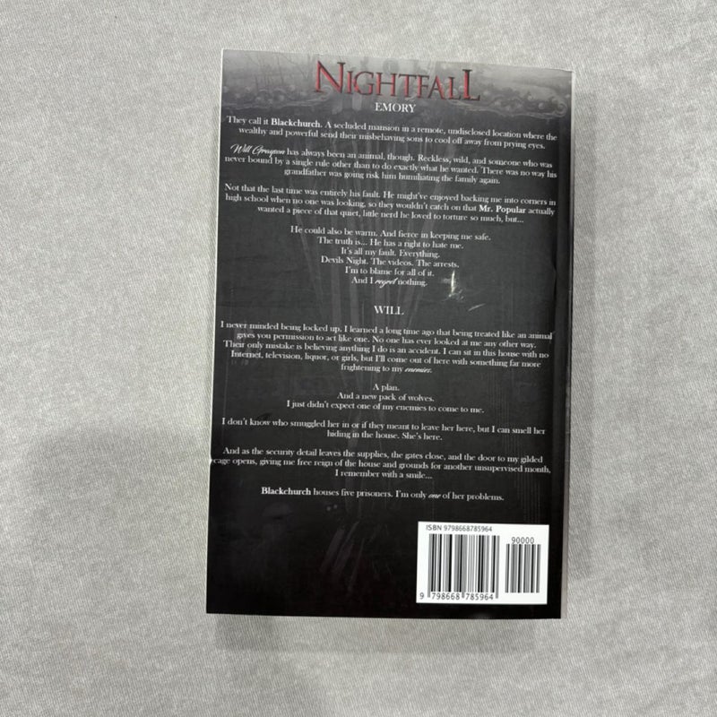 Nightfall out of print white cover