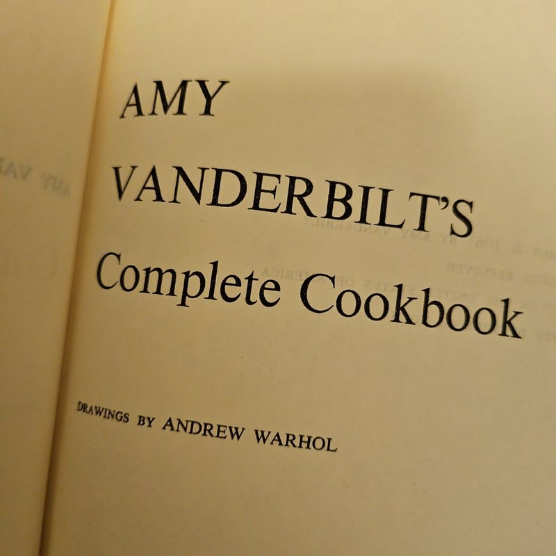 Amy Vanderbilt's Complete Cookbook 