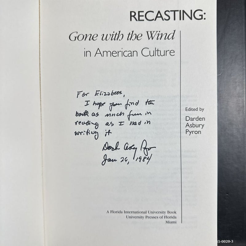Recasting *****SIGNED 