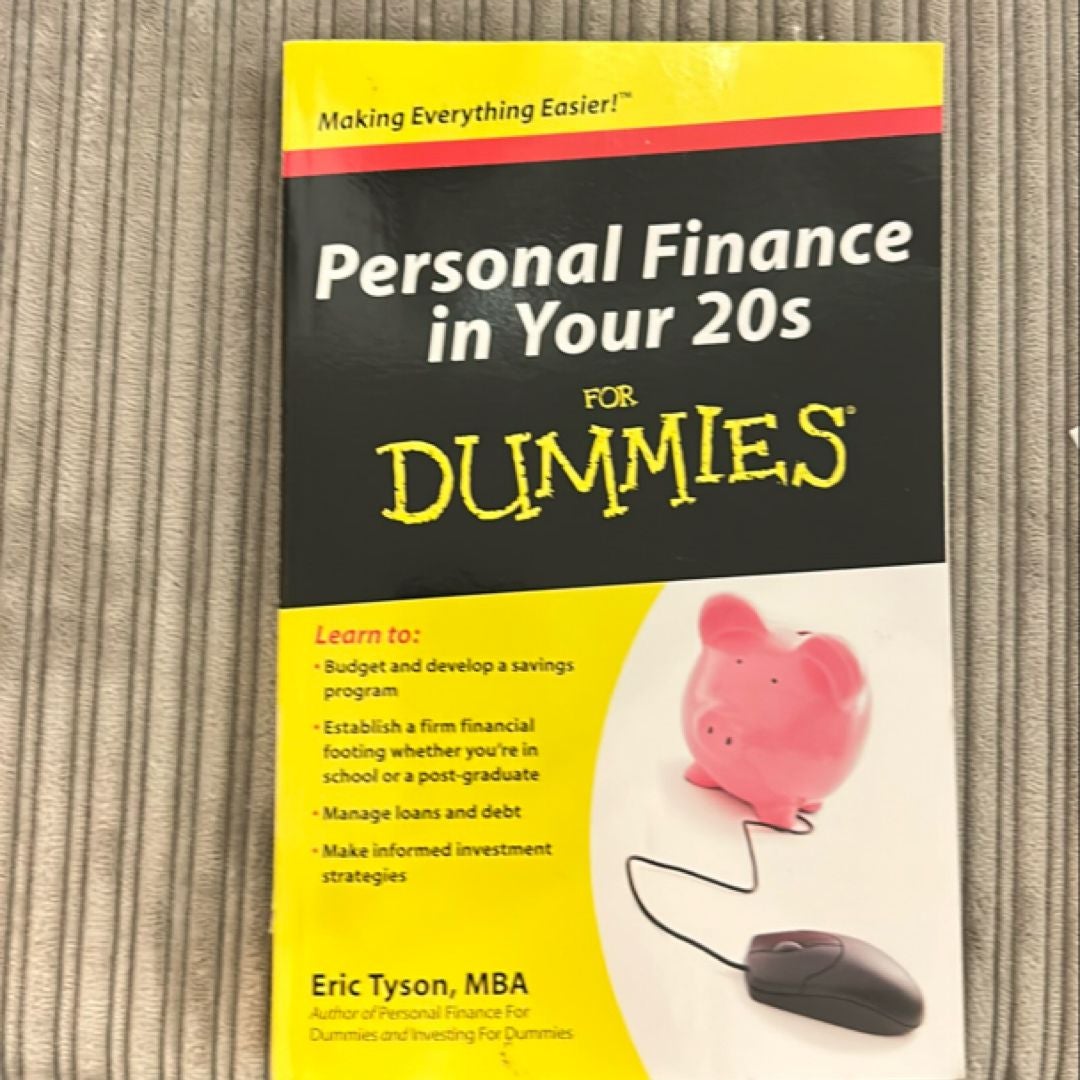 Personal Finance in Your 20s for Dummies®