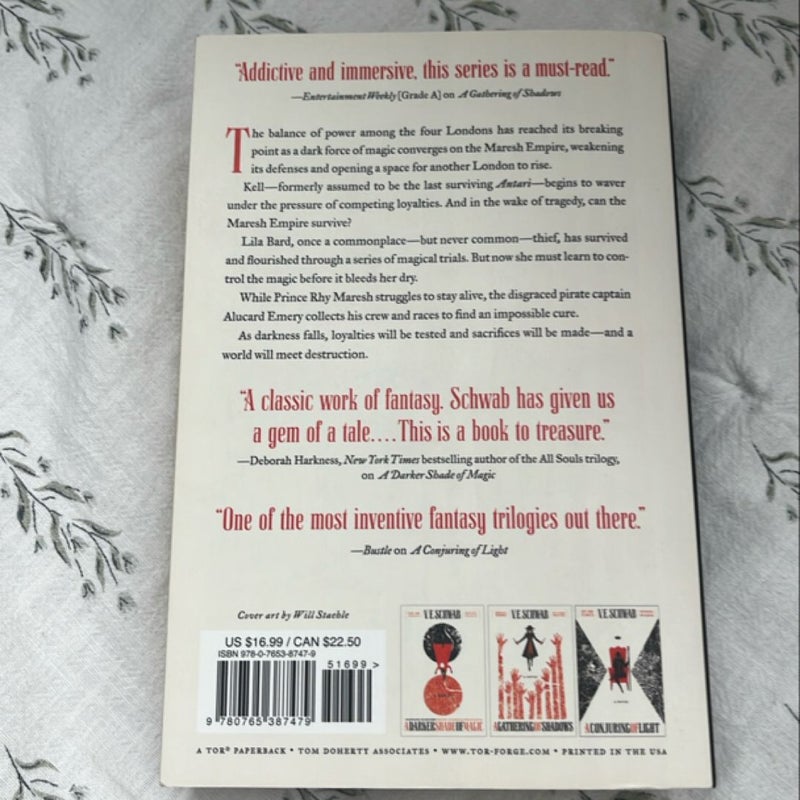 Shades of Magic Trilogy OOP covers