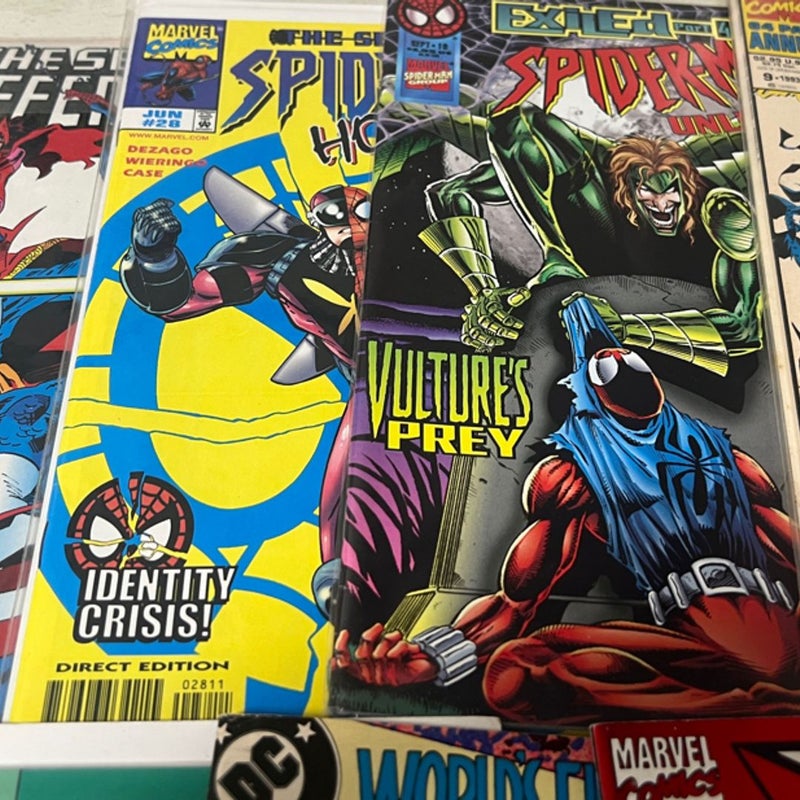 Lot of 23 Comic Books , Spider Man, X-Men , Superman 