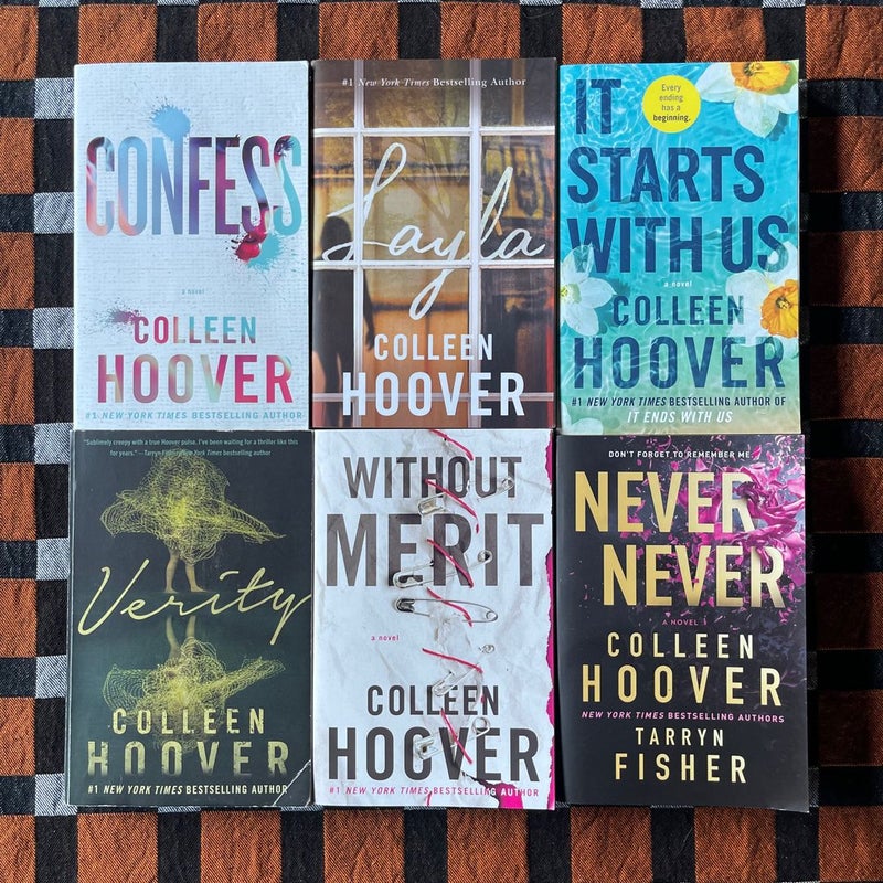 Colleen Hoover 6 book BUNDLE 