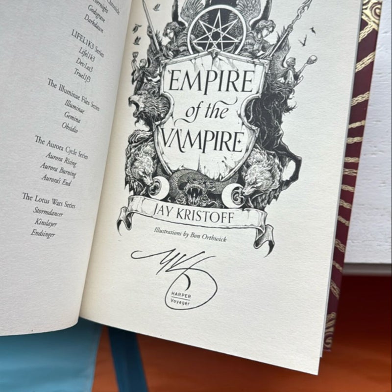 Empire of the Vampire (WATERSTONES SIGNED EXCLUSIVE)