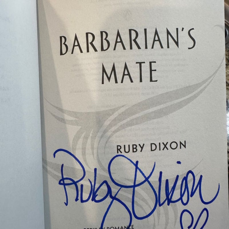 Barbarian's Mate Signed Copy