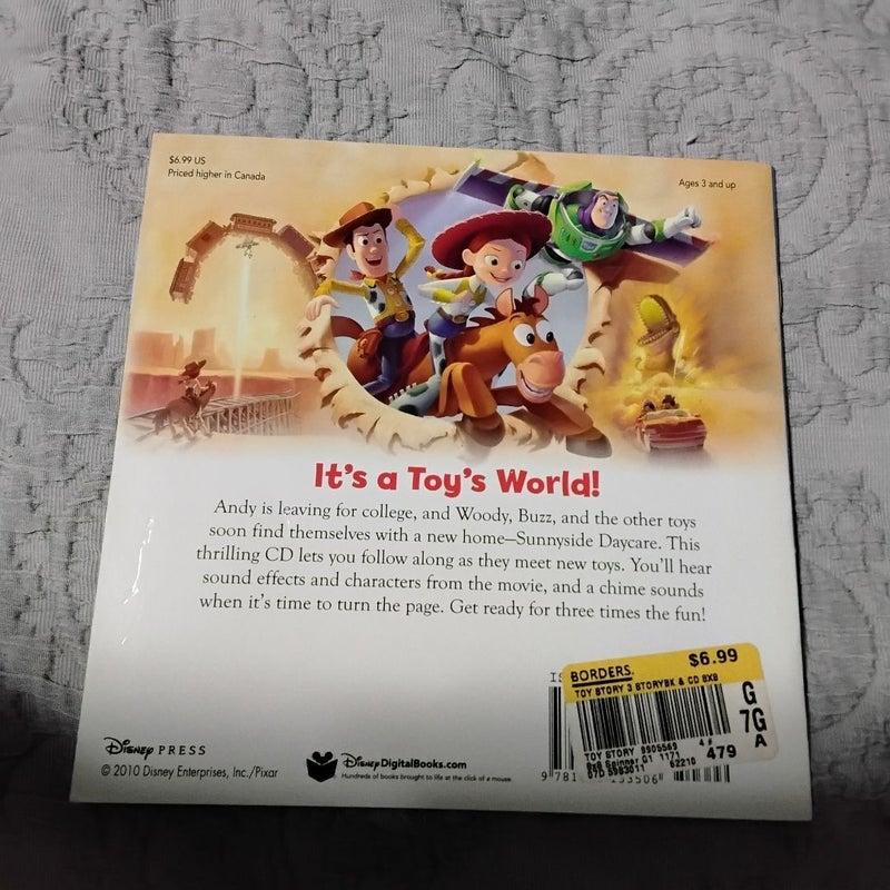 Disney Pixar Toy Story 3 read aloud and cd