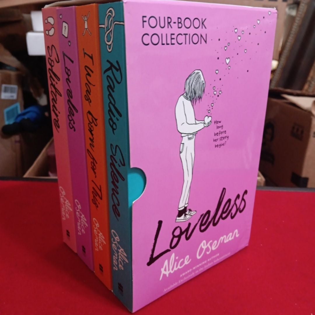 Alice Oseman Four-Book Collection Box Set (Solitaire, Radio Silence, I Was Born for This, Loveless)