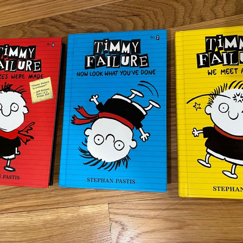 SET 3 Hardcover Timmy Failure Chapter Books Like New