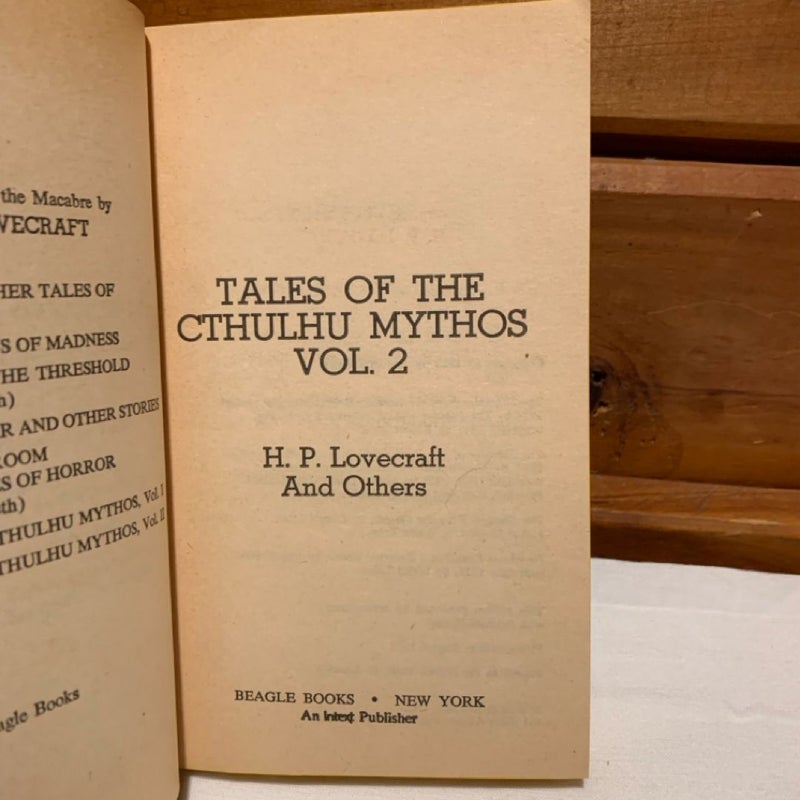 Tales of the Cthulhu Mythos Volume 2