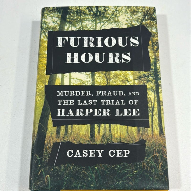 Furious Hours 1st edition signed 